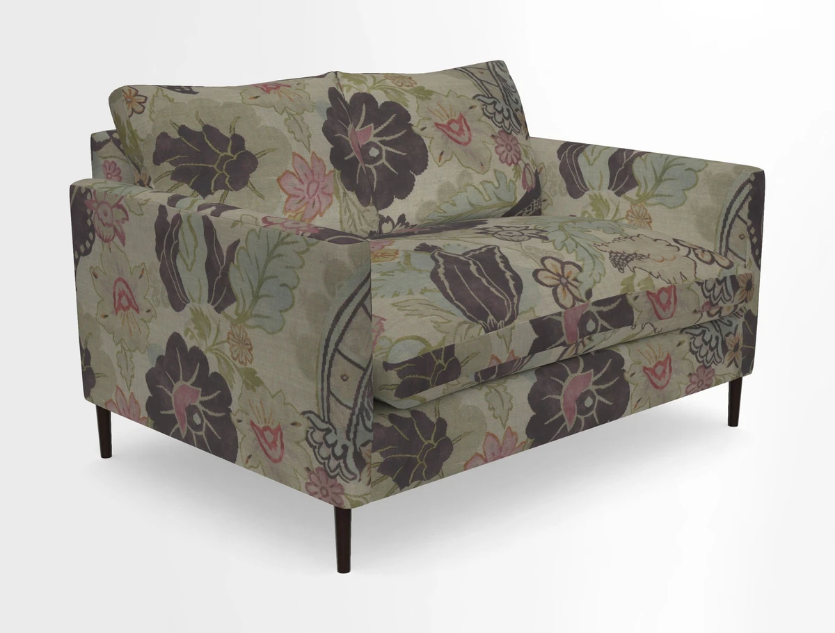 Heyshott 2 Seater Sofa in Two Tone Plain Biscuit. Loose cover option available