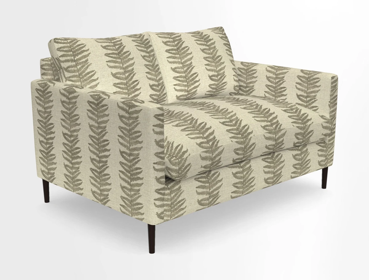 Heyshott 2 Seater Sofa in Two Tone Plain Biscuit. Loose cover option available