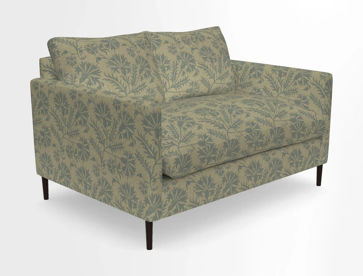 Heyshott 2 Seater Sofa in Two Tone Plain Biscuit. Loose cover option available