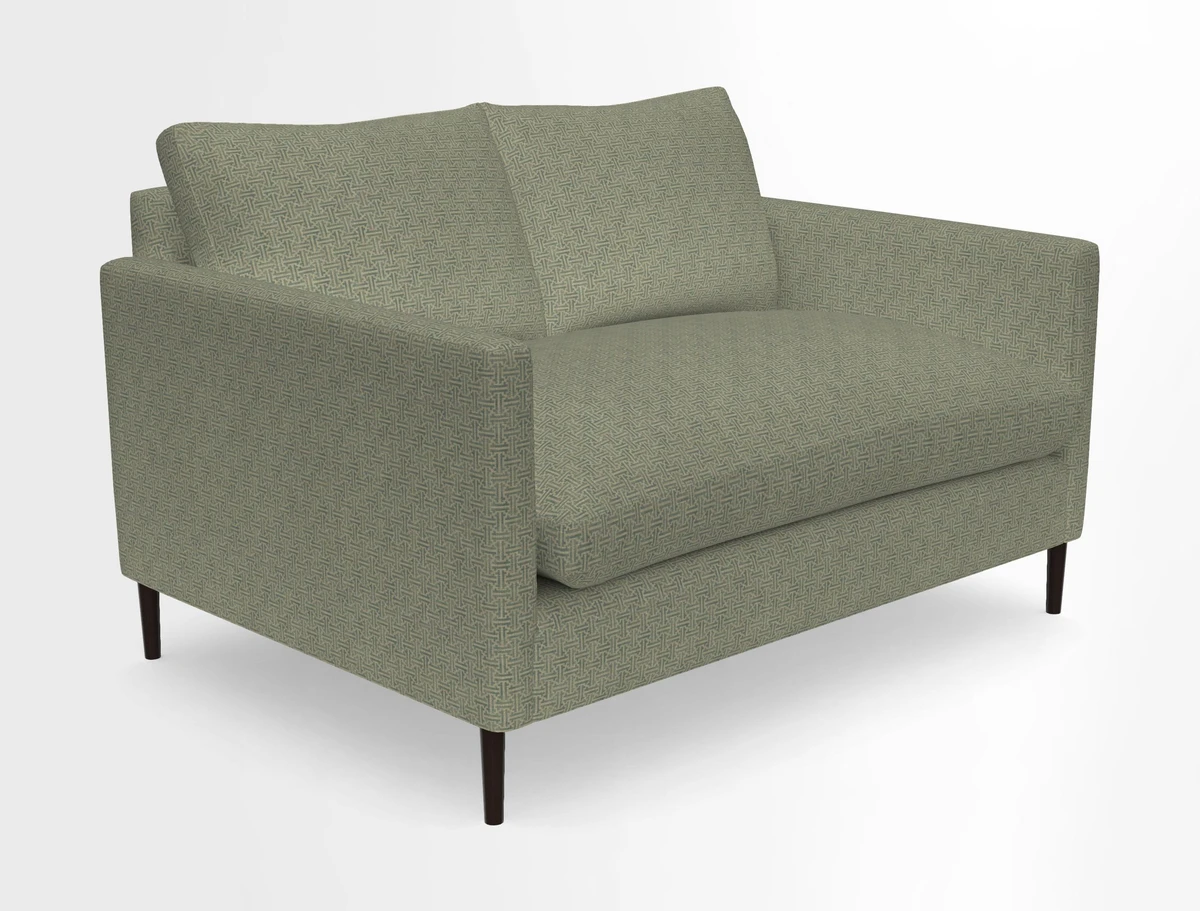 Heyshott 2 Seater Sofa in Two Tone Plain Biscuit. Loose cover option available