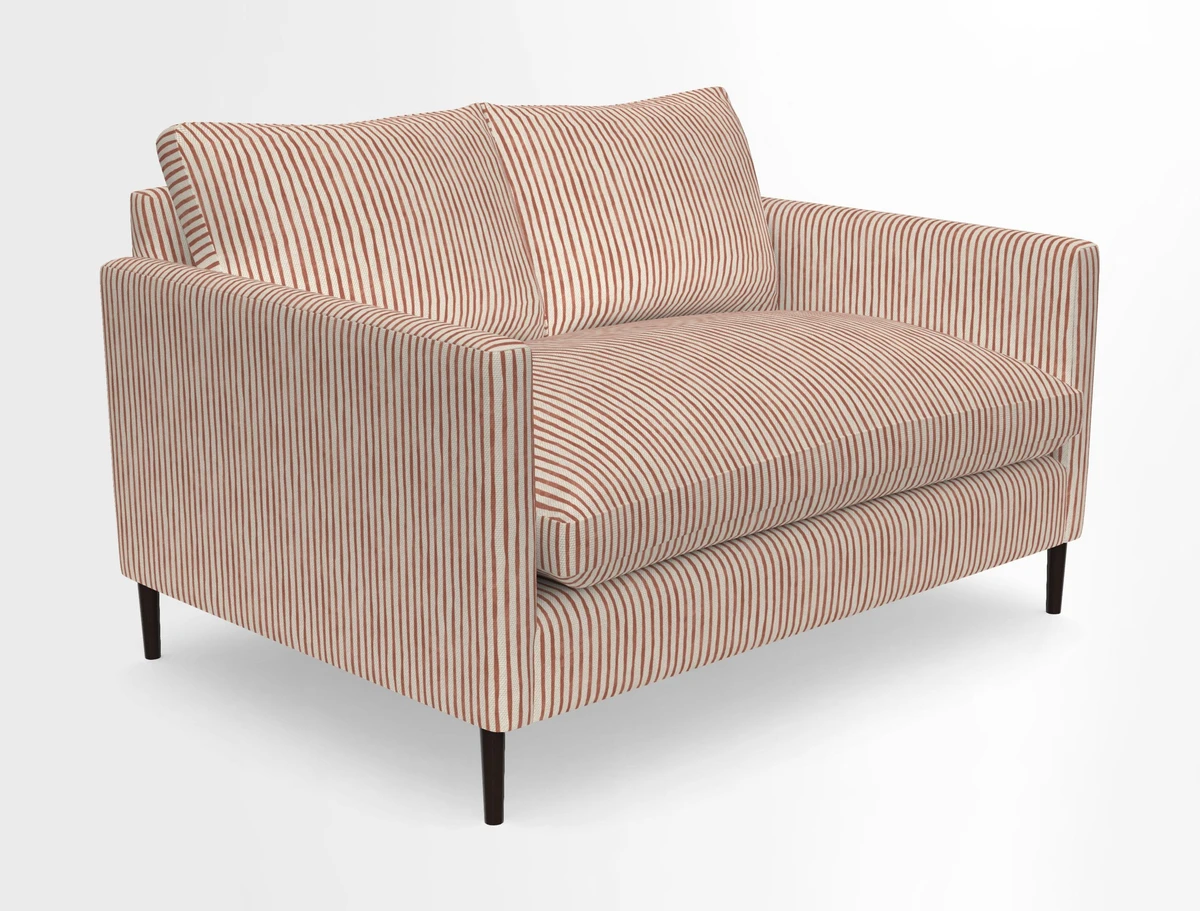 Heyshott 2 Seater Sofa in Two Tone Plain Biscuit. Loose cover option available