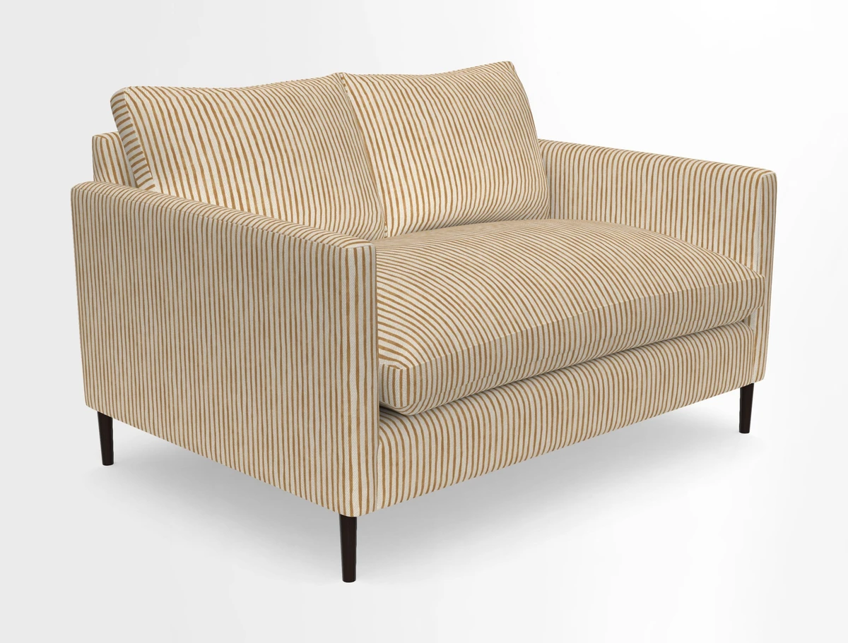 Heyshott 2 Seater Sofa in Two Tone Plain Biscuit. Loose cover option available