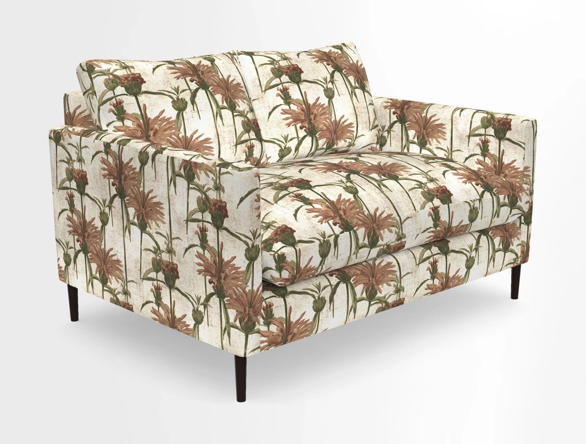 Heyshott 2 Seater Sofa in Two Tone Plain Biscuit. Loose cover option available