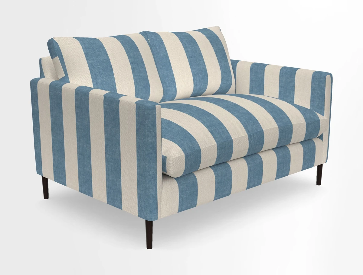 Heyshott 2 Seater Sofa in Two Tone Plain Biscuit. Loose cover option available