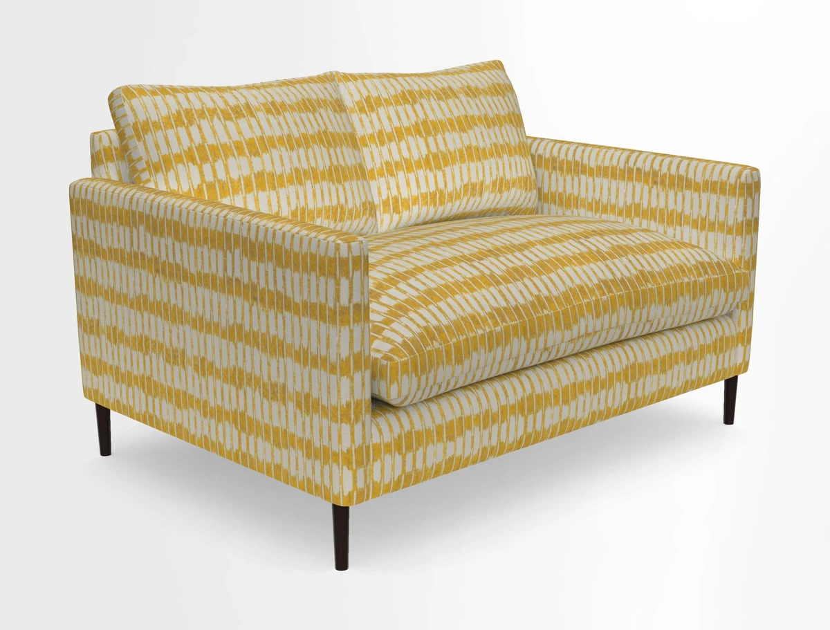 Heyshott 2 Seater Sofa in Two Tone Plain Biscuit. Loose cover option available