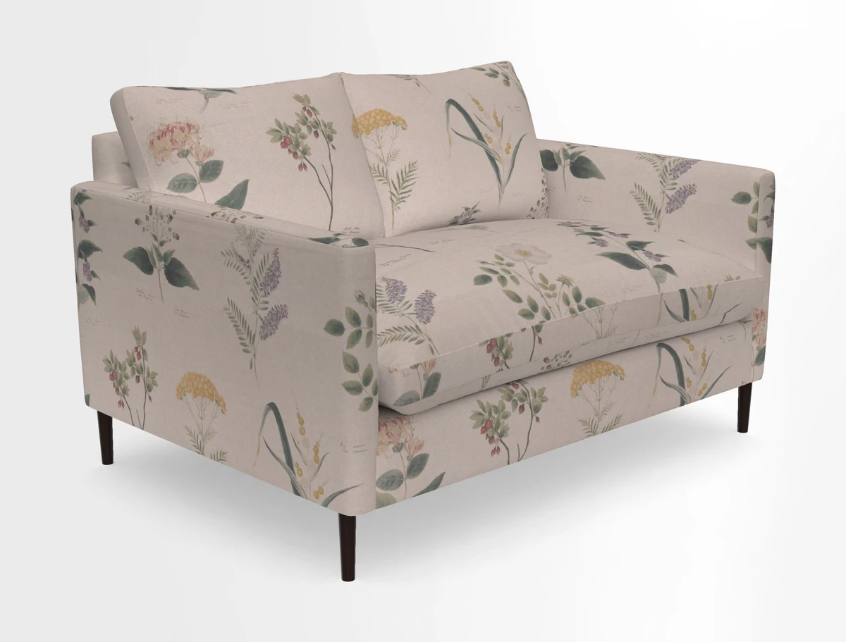 Heyshott 2 Seater Sofa in Two Tone Plain Biscuit. Loose cover option available