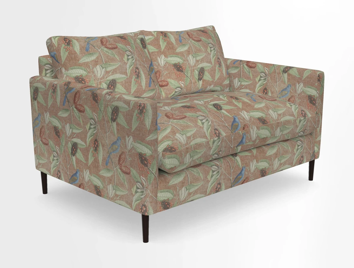 Heyshott 2 Seater Sofa in Two Tone Plain Biscuit. Loose cover option available