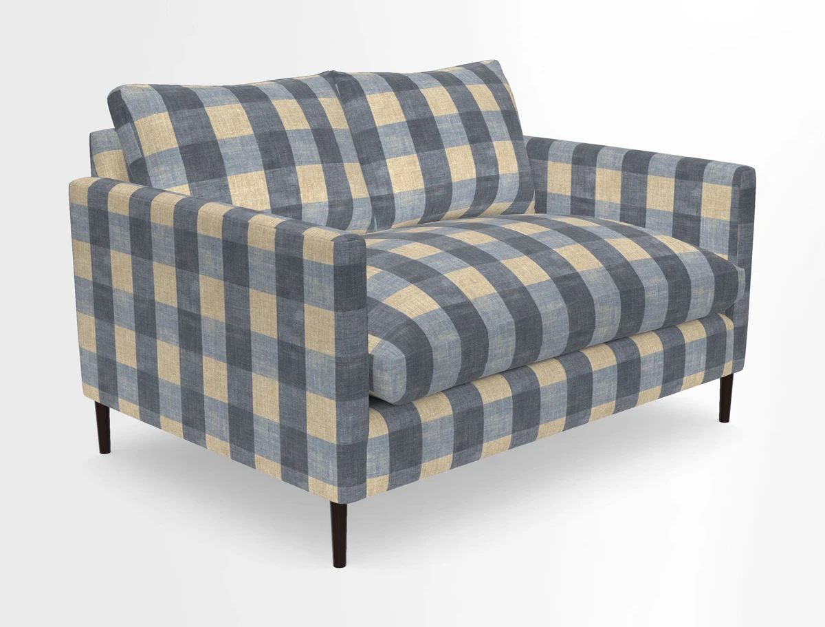 Heyshott 2 Seater Sofa in Two Tone Plain Biscuit. Loose cover option available