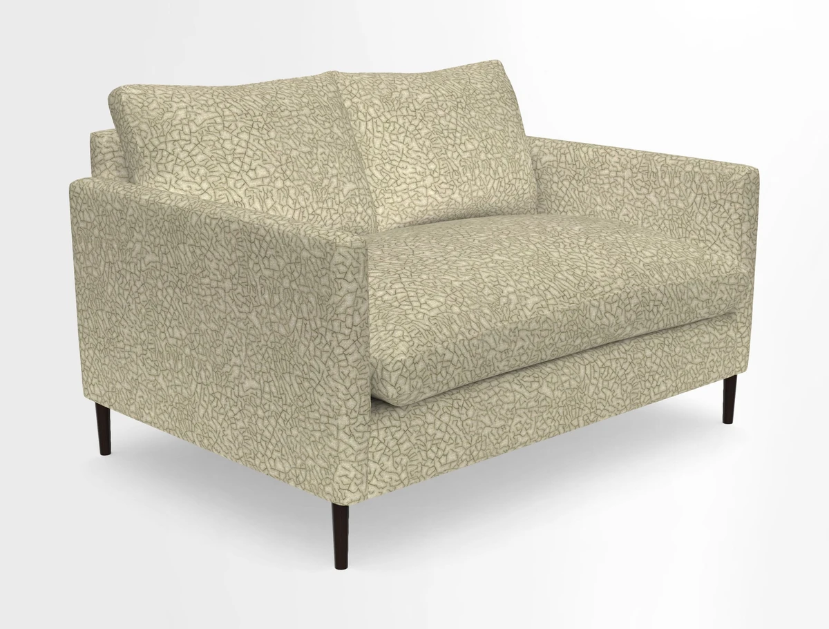 Heyshott 2 Seater Sofa in Two Tone Plain Biscuit. Loose cover option available