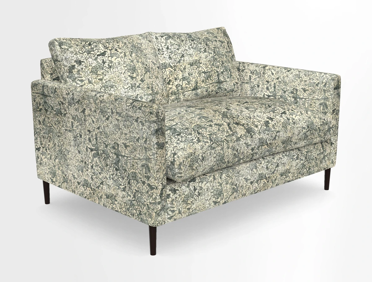 Heyshott 2 Seater Sofa in Two Tone Plain Biscuit. Loose cover option available
