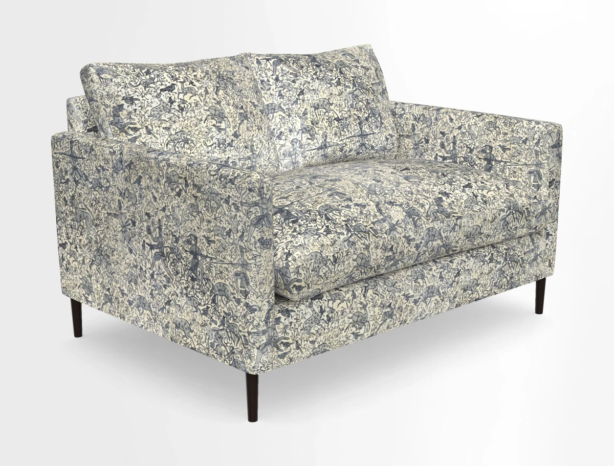 Heyshott 2 Seater Sofa in Two Tone Plain Biscuit. Loose cover option available