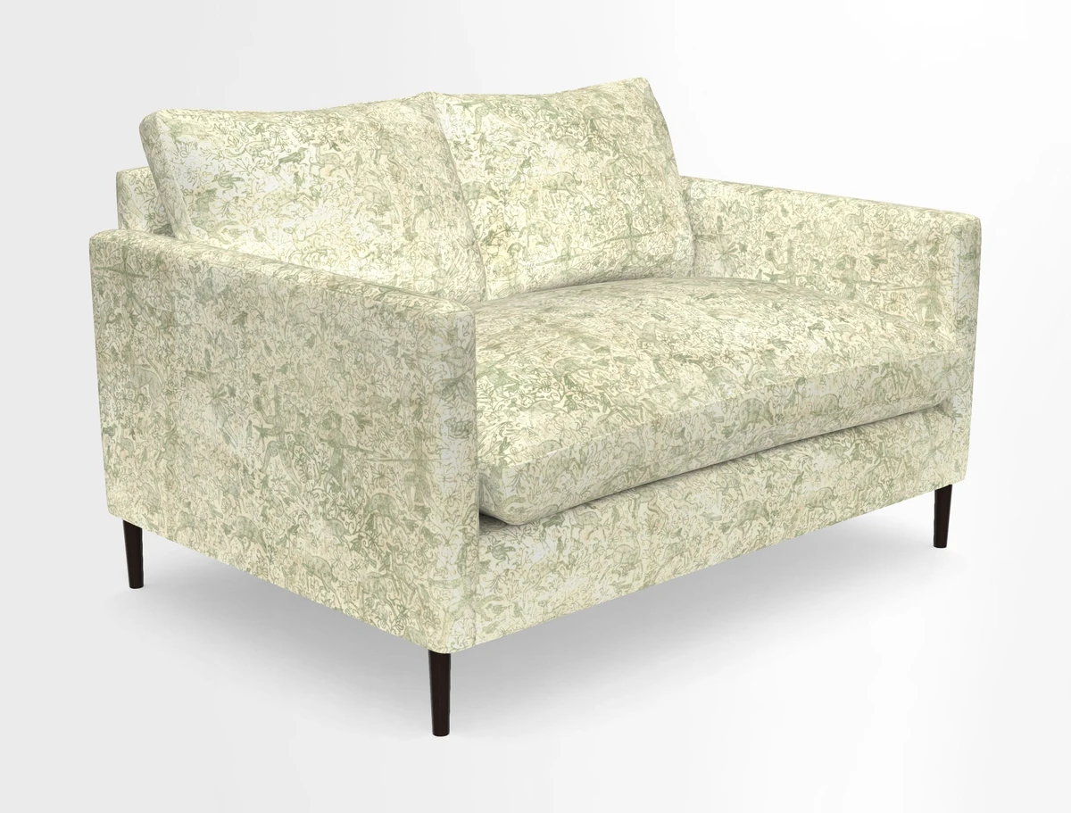 Heyshott 2 Seater Sofa in Two Tone Plain Biscuit. Loose cover option available