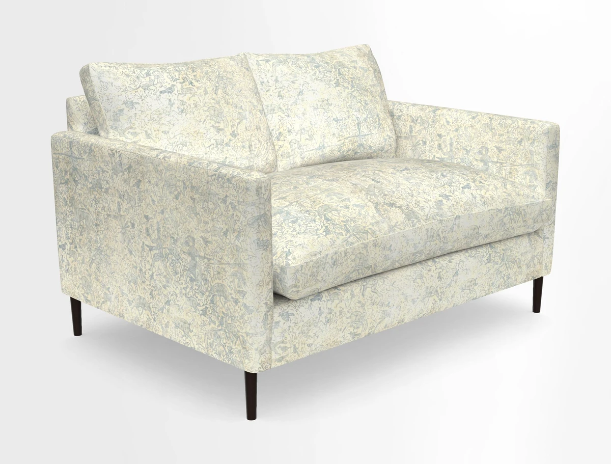 Heyshott 2 Seater Sofa in Two Tone Plain Biscuit. Loose cover option available
