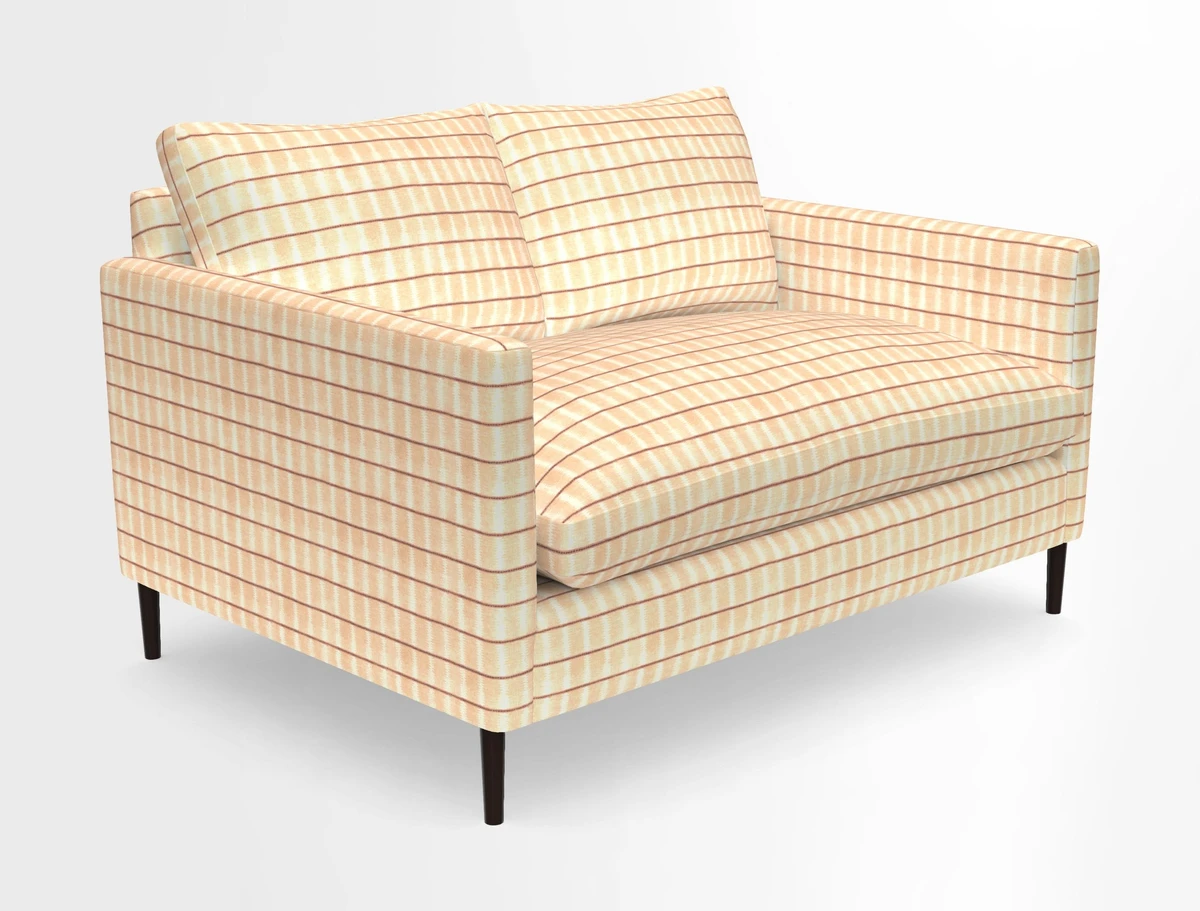 Heyshott 2 Seater Sofa in Two Tone Plain Biscuit. Loose cover option available