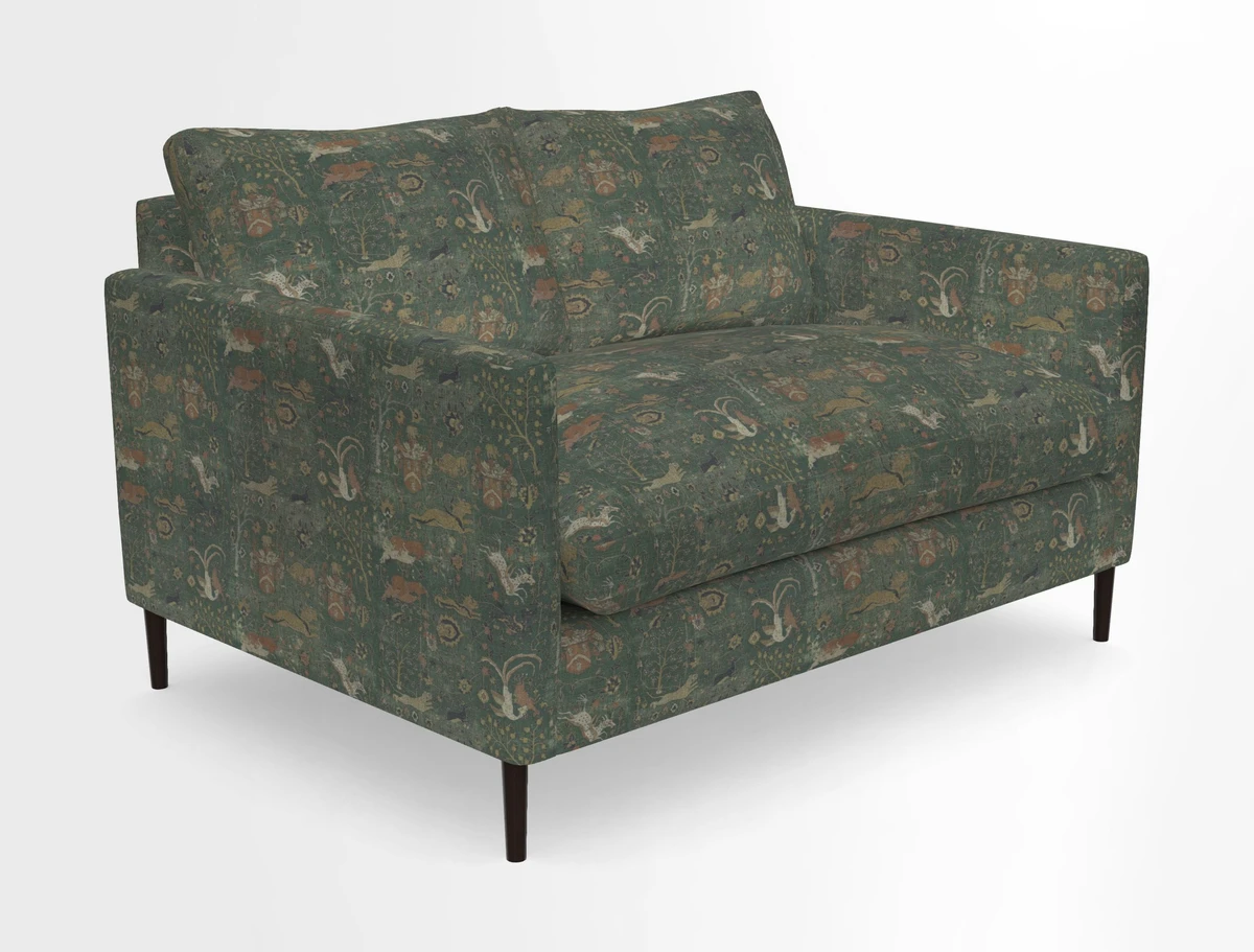 Heyshott 2 Seater Sofa in Two Tone Plain Biscuit. Loose cover option available