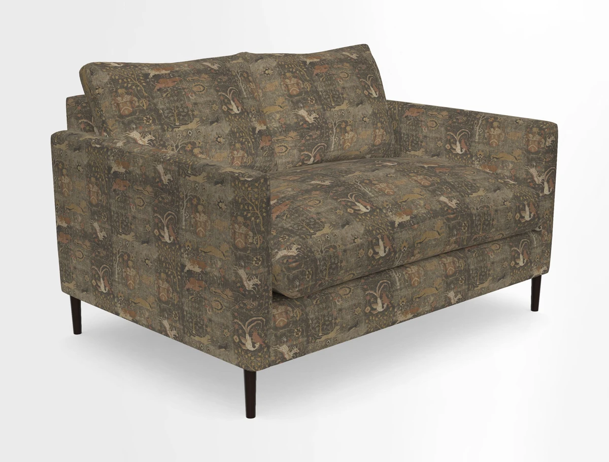 Heyshott 2 Seater Sofa in Two Tone Plain Biscuit. Loose cover option available