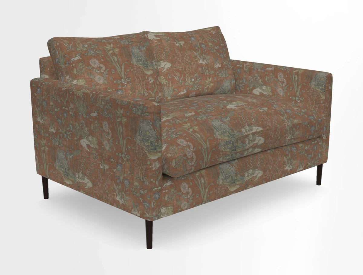 Heyshott 2 Seater Sofa in Two Tone Plain Biscuit. Loose cover option available