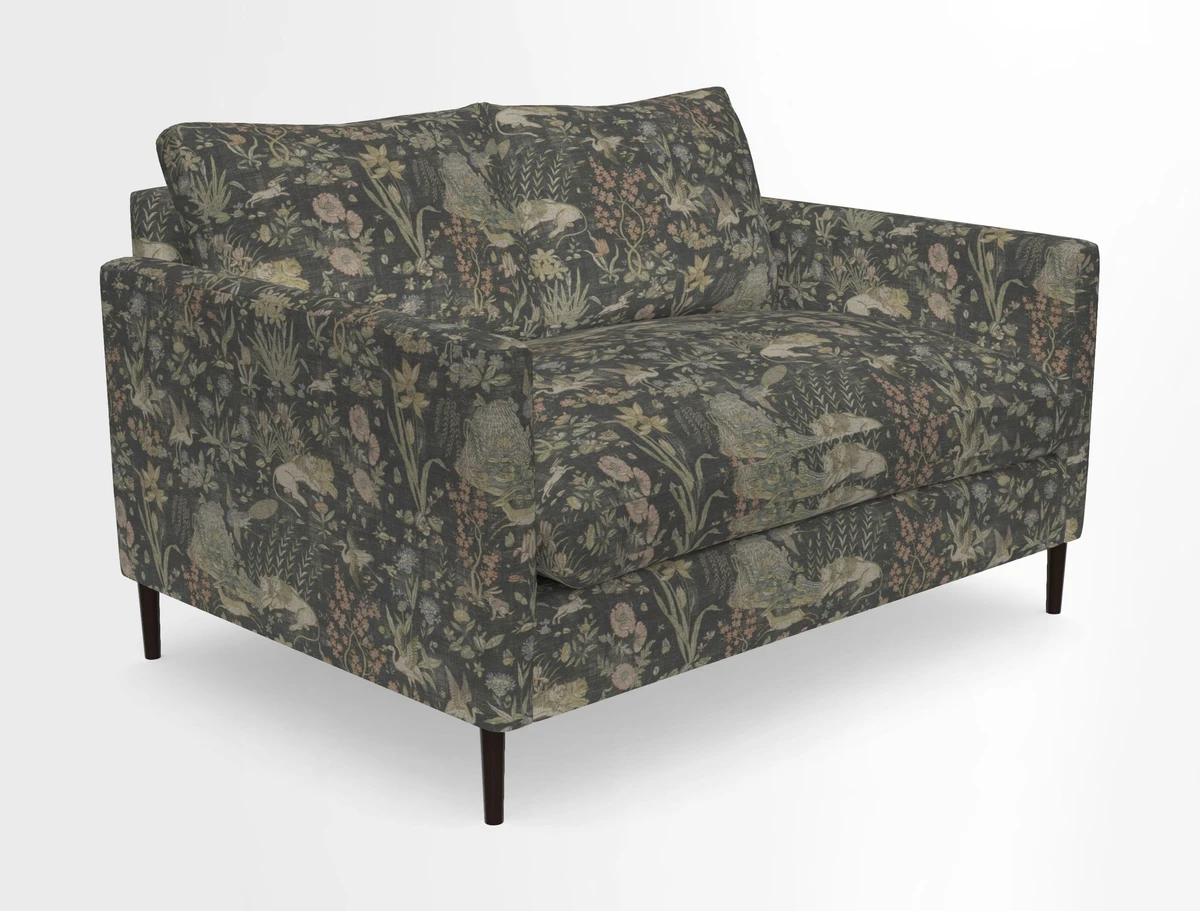Heyshott 2 Seater Sofa in Two Tone Plain Biscuit. Loose cover option available