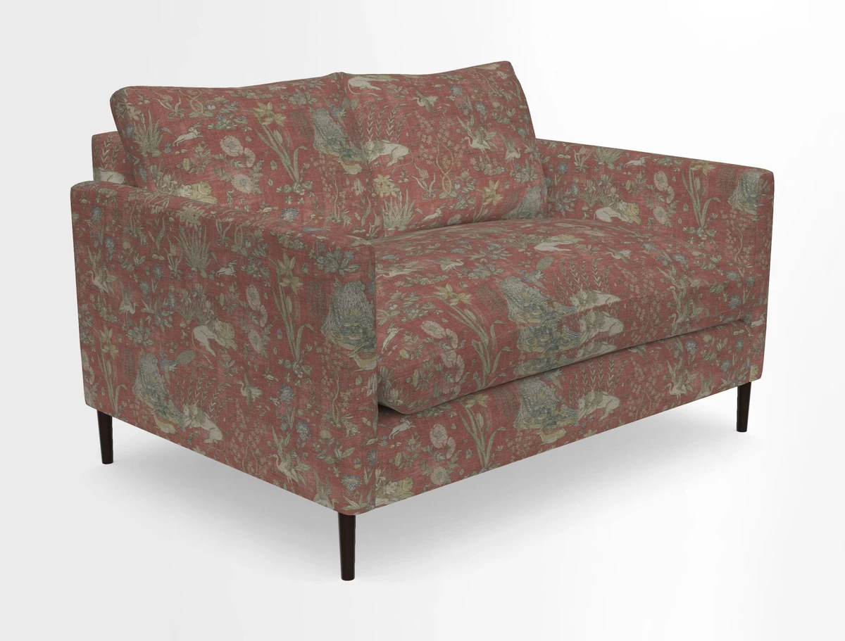 Heyshott 2 Seater Sofa in Two Tone Plain Biscuit. Loose cover option available
