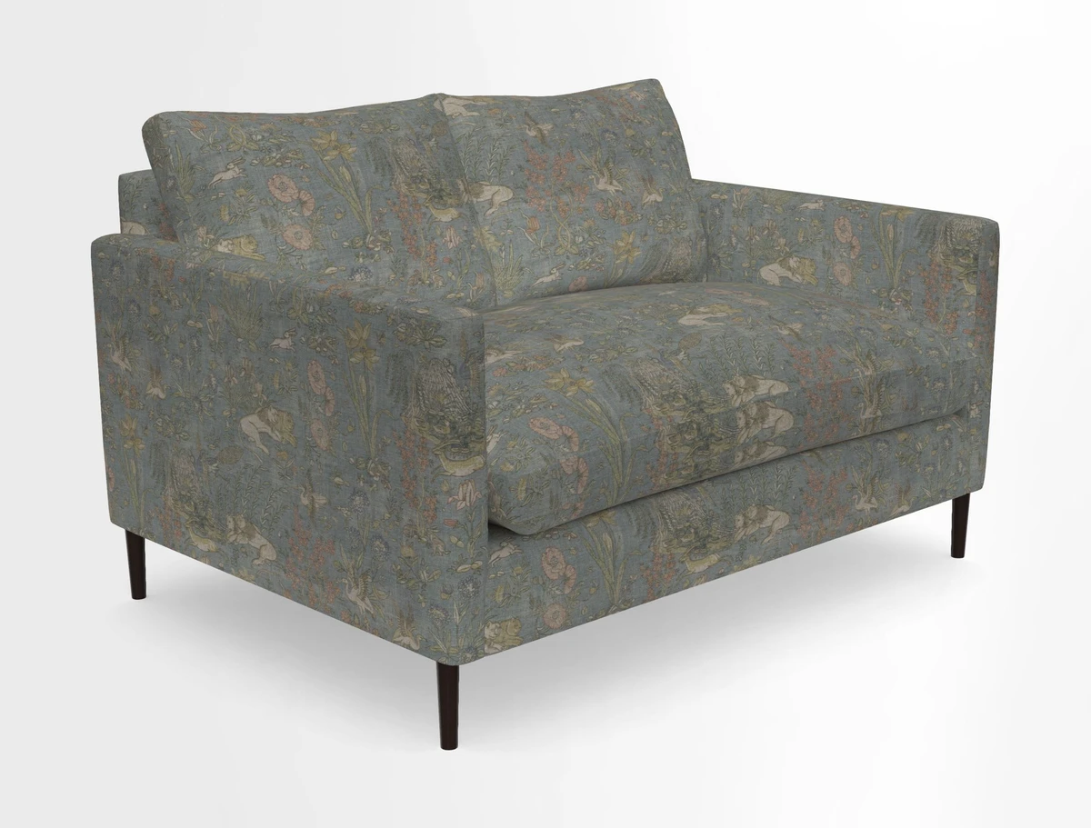 Heyshott 2 Seater Sofa in Two Tone Plain Biscuit. Loose cover option available