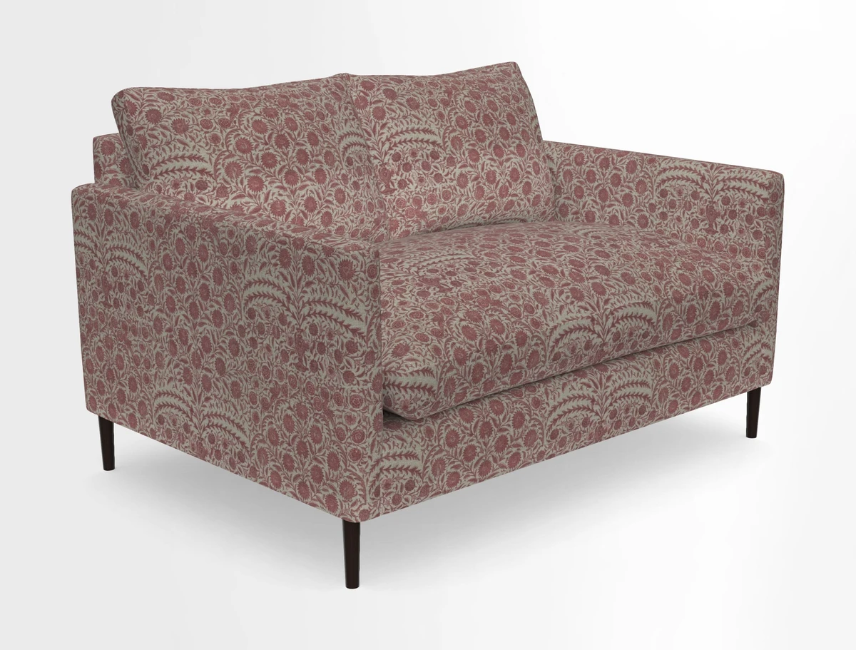 Heyshott 2 Seater Sofa in Two Tone Plain Biscuit. Loose cover option available