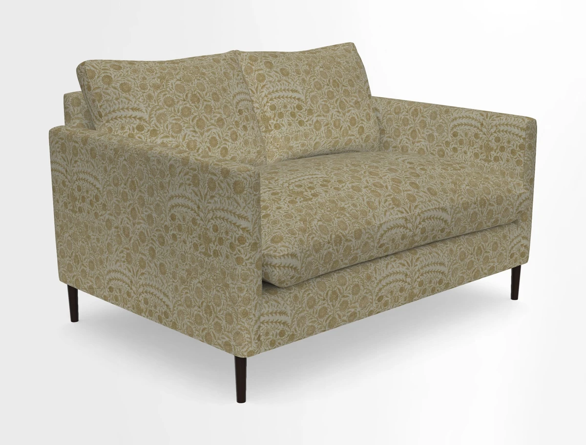 Heyshott 2 Seater Sofa in Two Tone Plain Biscuit. Loose cover option available