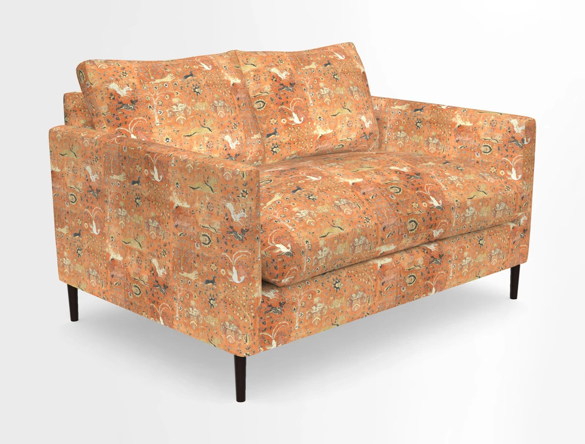 Heyshott 2 Seater Sofa in Two Tone Plain Biscuit. Loose cover option available