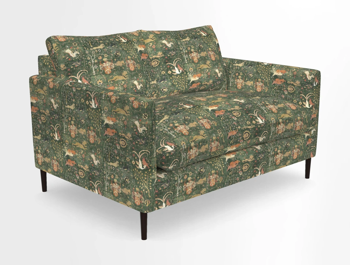 Heyshott 2 Seater Sofa in Two Tone Plain Biscuit. Loose cover option available