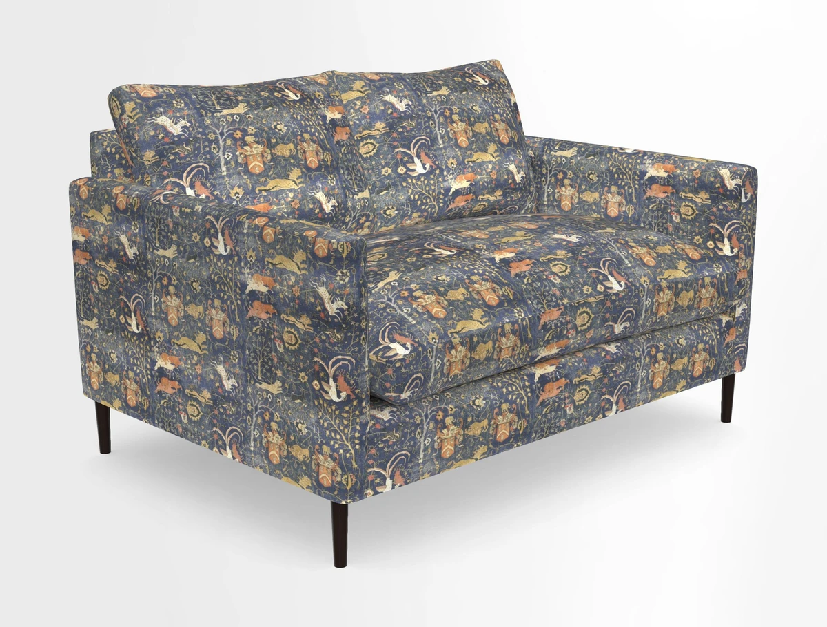 Heyshott 2 Seater Sofa in Two Tone Plain Biscuit. Loose cover option available