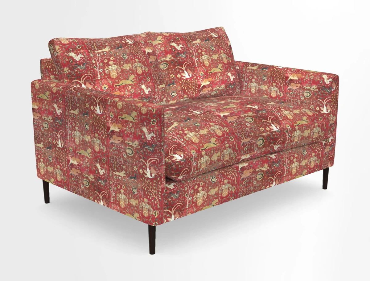 Heyshott 2 Seater Sofa in Two Tone Plain Biscuit. Loose cover option available