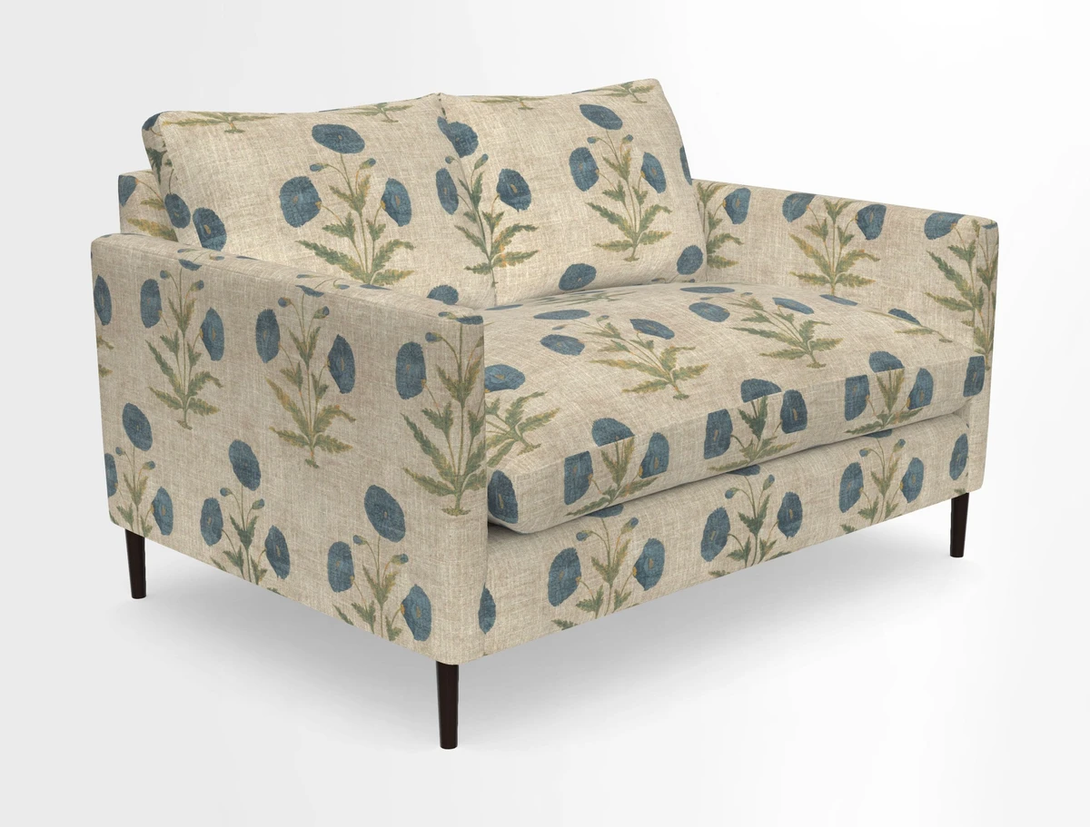 Heyshott 2 Seater Sofa in Two Tone Plain Biscuit. Loose cover option available