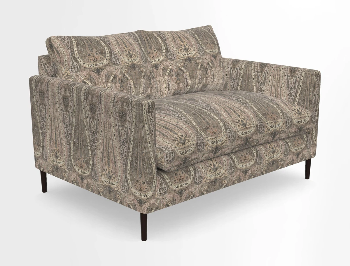 Heyshott 2 Seater Sofa in Two Tone Plain Biscuit. Loose cover option available