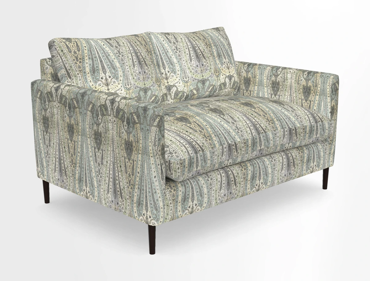 Heyshott 2 Seater Sofa in Two Tone Plain Biscuit. Loose cover option available
