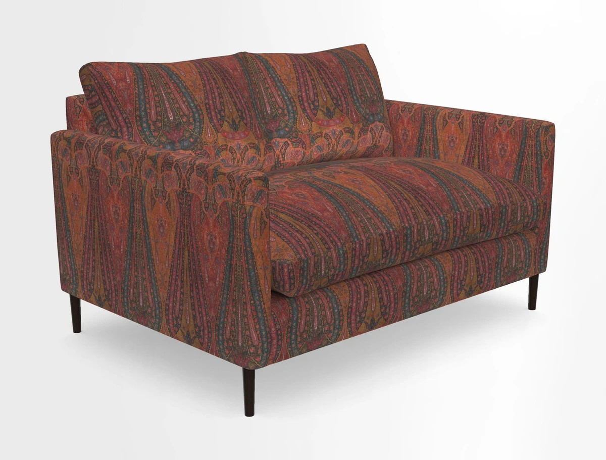 Heyshott 2 Seater Sofa in Two Tone Plain Biscuit. Loose cover option available