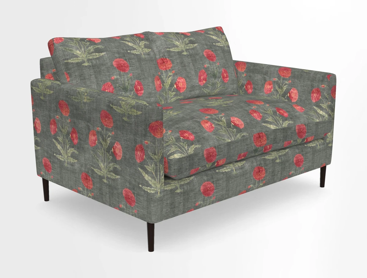 Heyshott 2 Seater Sofa in Two Tone Plain Biscuit. Loose cover option available