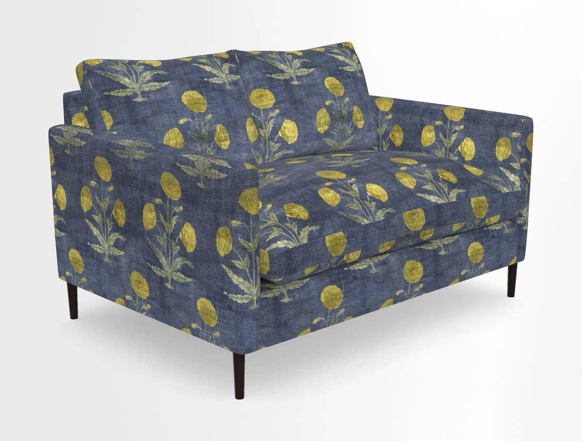 Heyshott 2 Seater Sofa in Two Tone Plain Biscuit. Loose cover option available