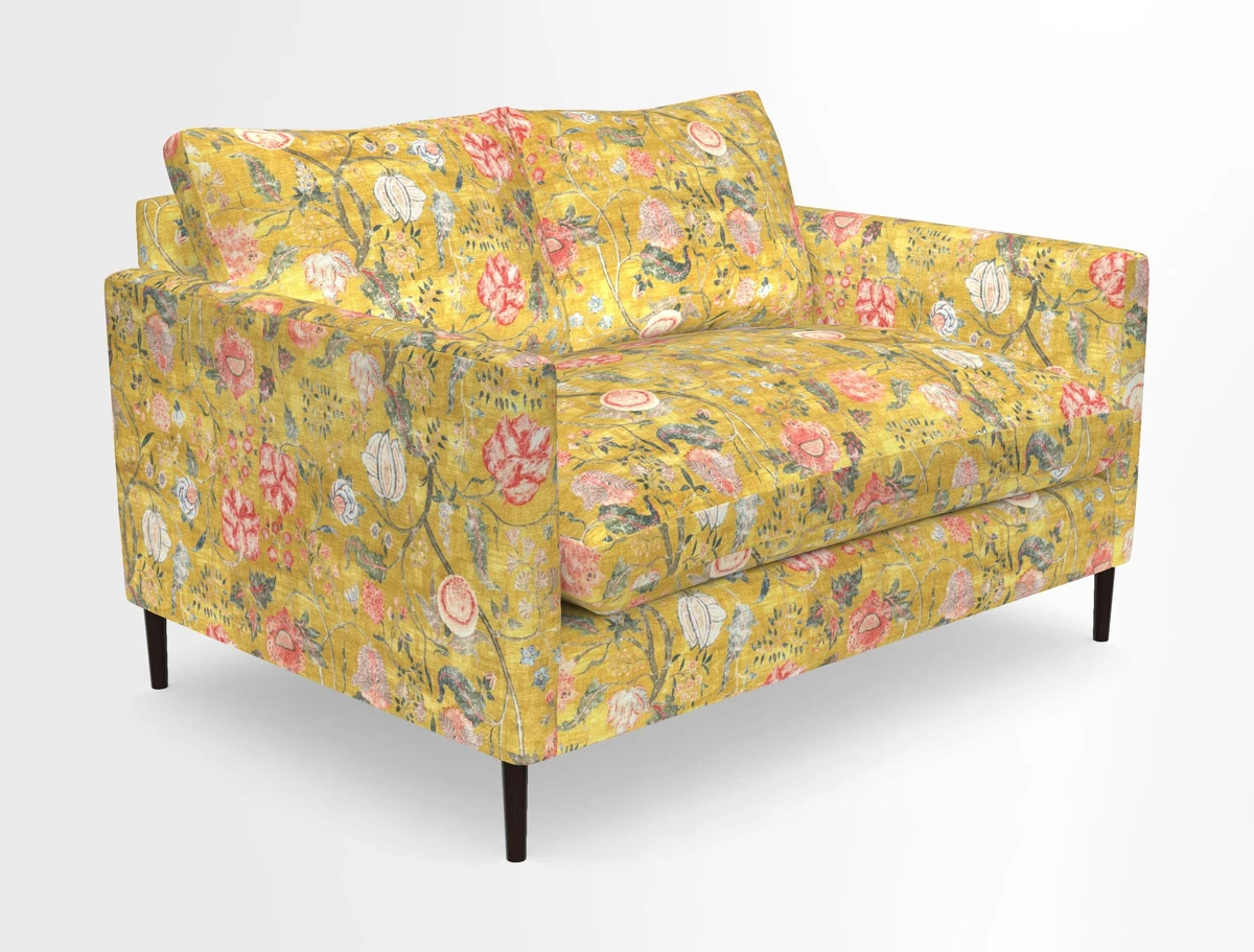Heyshott 2 Seater Sofa in Two Tone Plain Biscuit. Loose cover option available