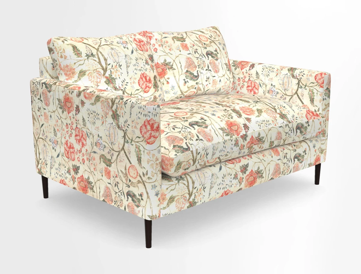 Heyshott 2 Seater Sofa in Two Tone Plain Biscuit. Loose cover option available