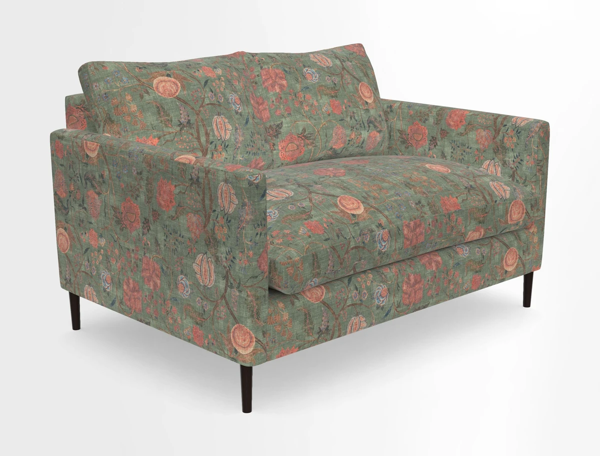 Heyshott 2 Seater Sofa in Two Tone Plain Biscuit. Loose cover option available