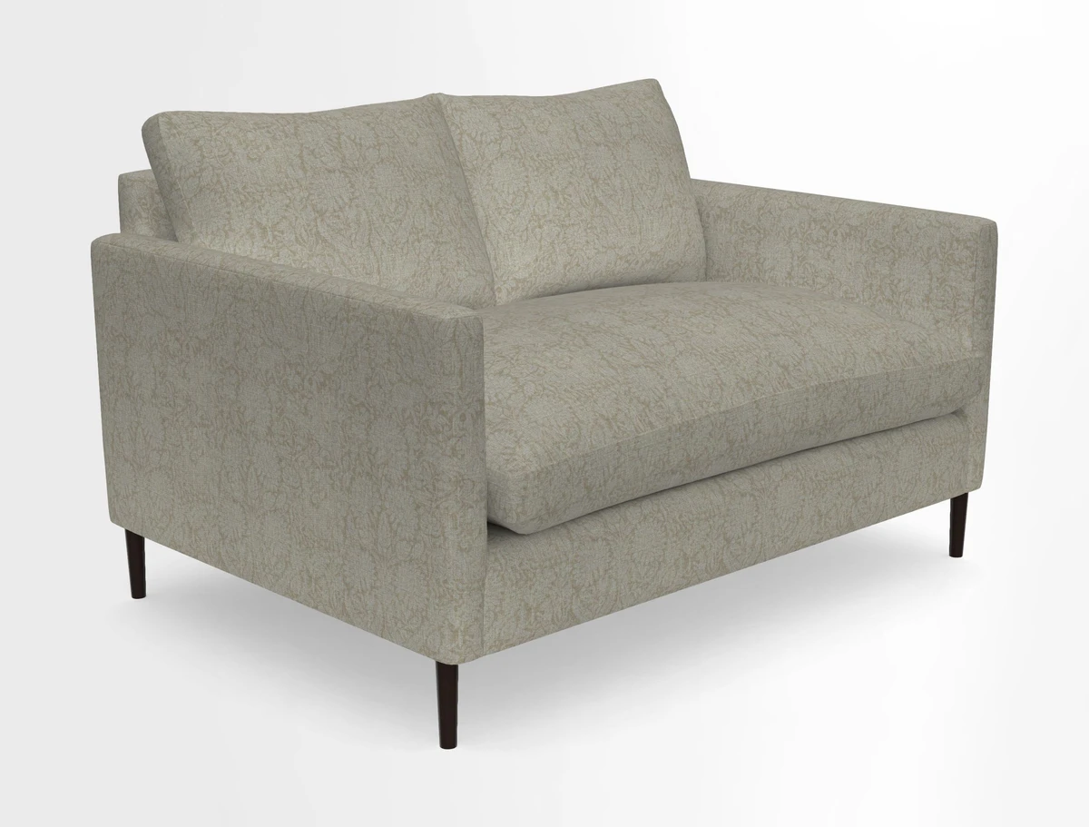 Heyshott 2 Seater Sofa in Two Tone Plain Biscuit. Loose cover option available