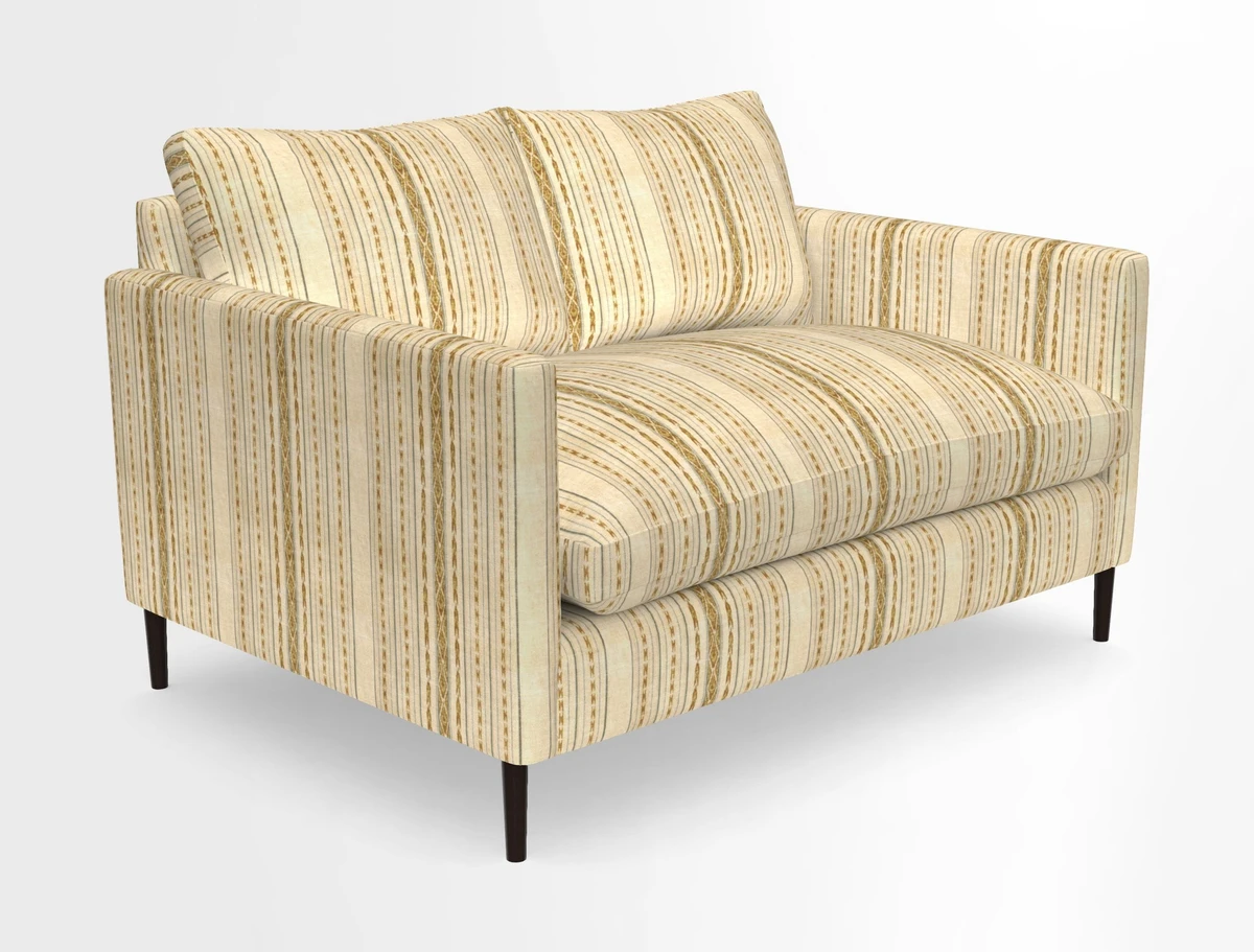 Heyshott 2 Seater Sofa in Two Tone Plain Biscuit. Loose cover option available