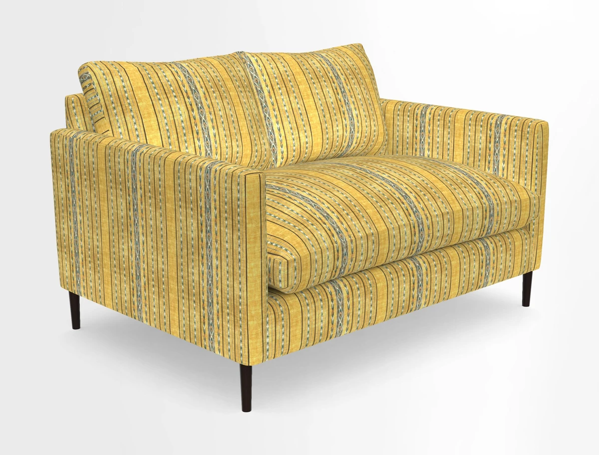 Heyshott 2 Seater Sofa in Two Tone Plain Biscuit. Loose cover option available