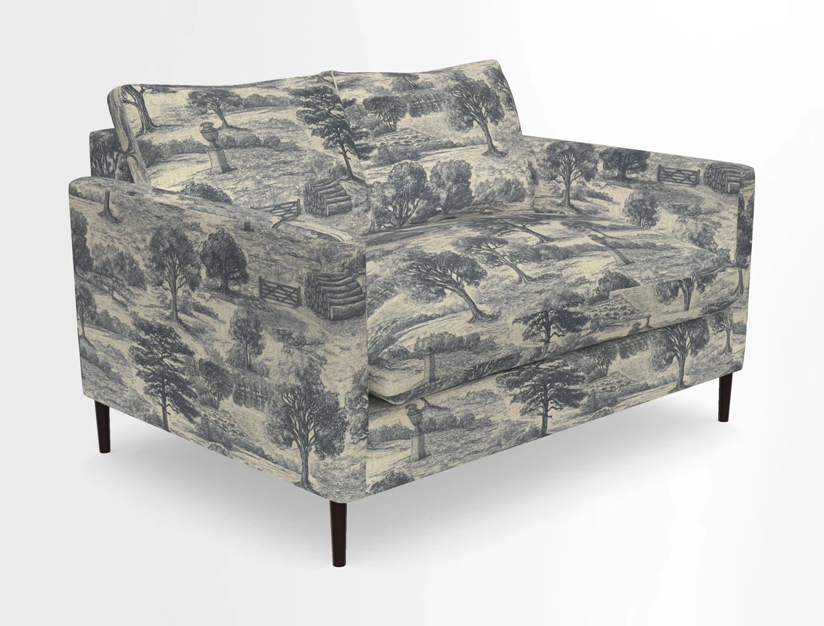 Heyshott 2 Seater Sofa in Two Tone Plain Biscuit. Loose cover option available