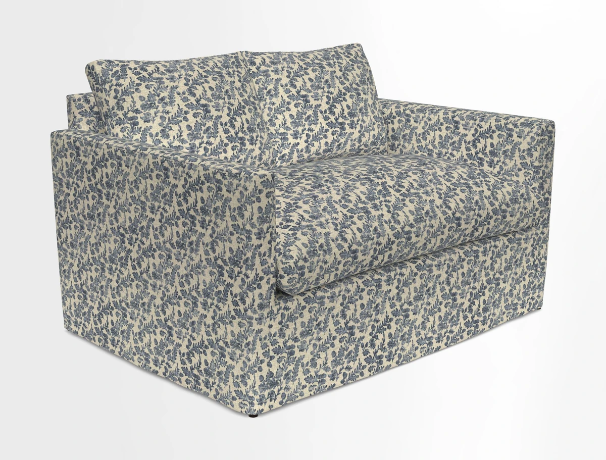 Heyshott 2 Seater Sofa in Two Tone Plain Biscuit. Loose cover option available