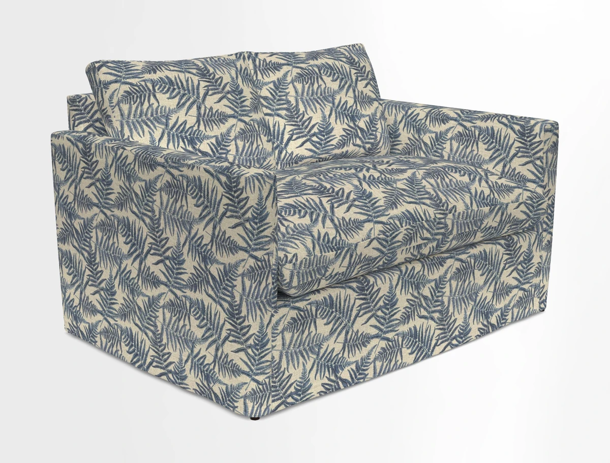Heyshott 2 Seater Sofa in Two Tone Plain Biscuit. Loose cover option available
