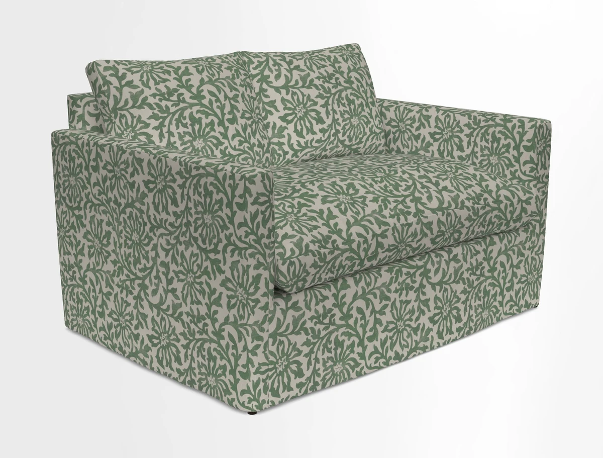 Heyshott 2 Seater Sofa in Two Tone Plain Biscuit. Loose cover option available