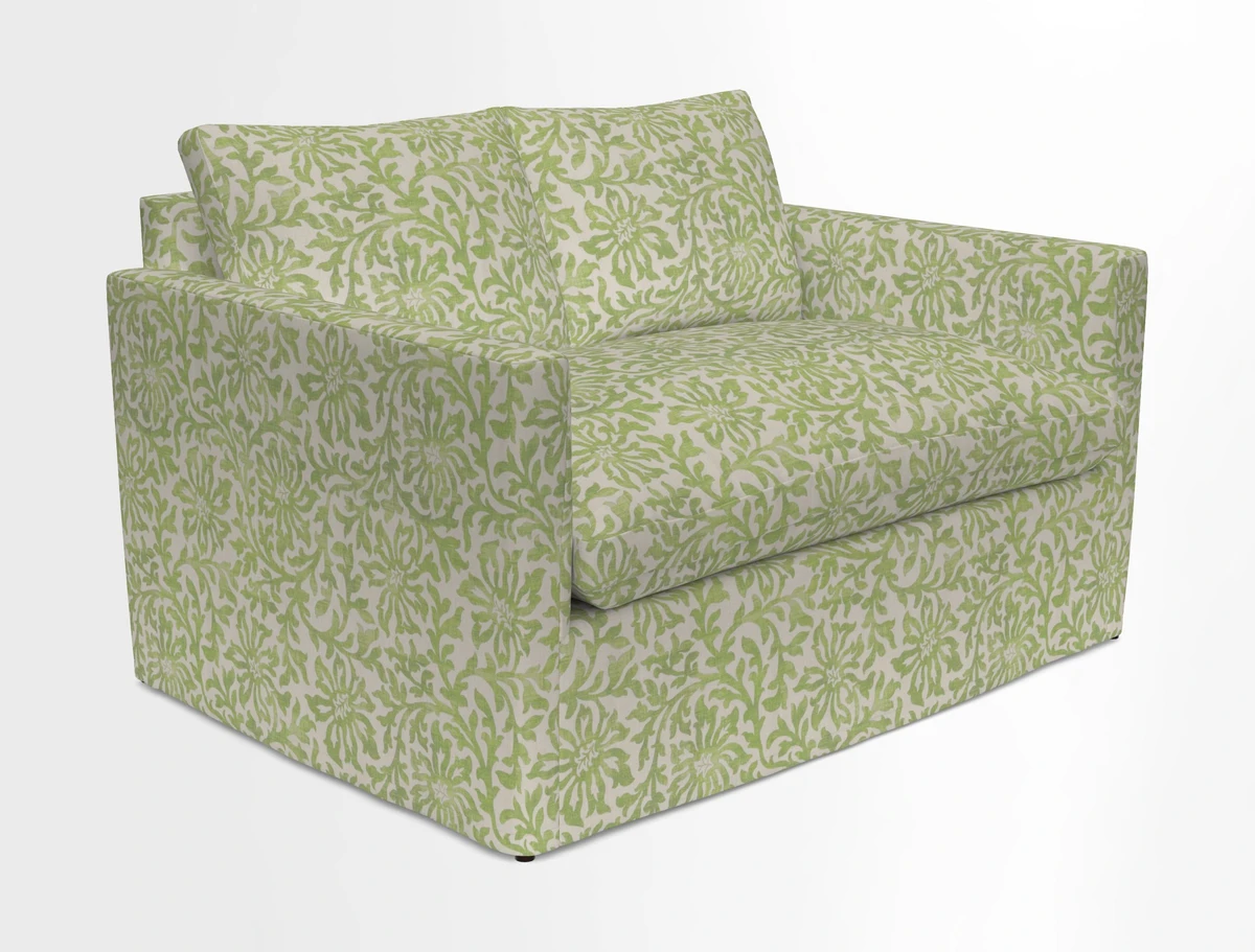 Heyshott 2 Seater Sofa in Two Tone Plain Biscuit. Loose cover option available