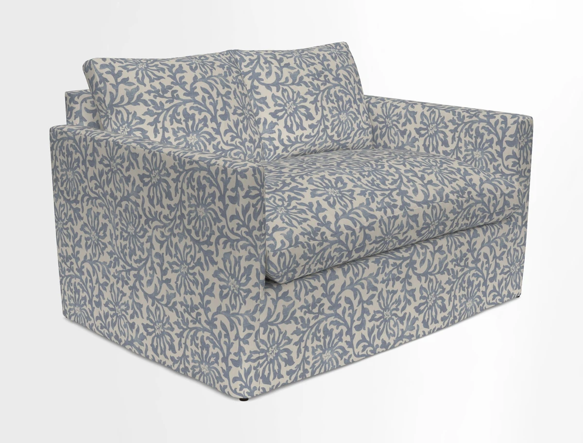 Heyshott 2 Seater Sofa in Two Tone Plain Biscuit. Loose cover option available