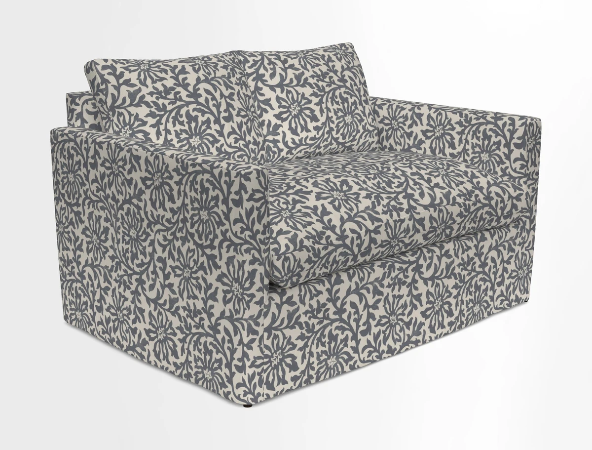 Heyshott 2 Seater Sofa in Two Tone Plain Biscuit. Loose cover option available
