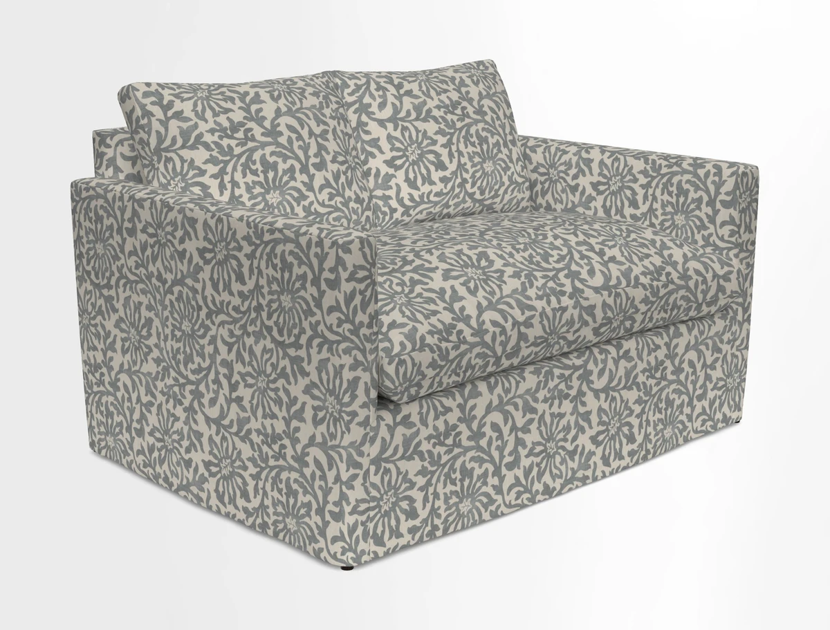 Heyshott 2 Seater Sofa in Two Tone Plain Biscuit. Loose cover option available
